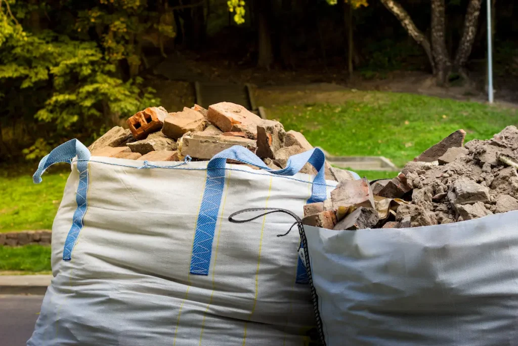 Wywóz gruzu Kraków, big bag na gruz, Kontener na gruz